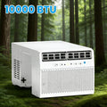 10000 BTU 3-in-1 Window AC Cooling Dehumidifier with Timer Easy Install