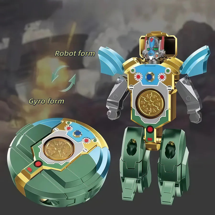 🤖🦖 Aurelialiving Transformable Finger Spinner, Dual Mechanical & Dinosaur Versions