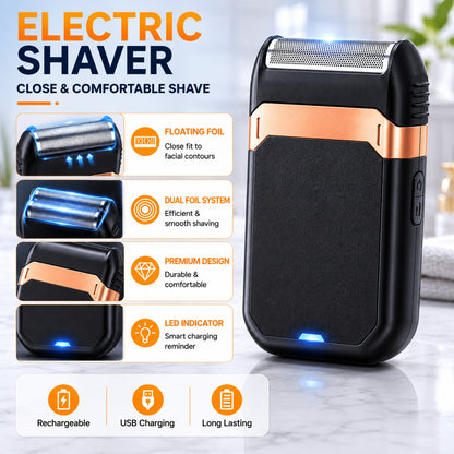 LCD Display Rechargeable Men Electric Grooming Kit Portable Travel Gift for Him