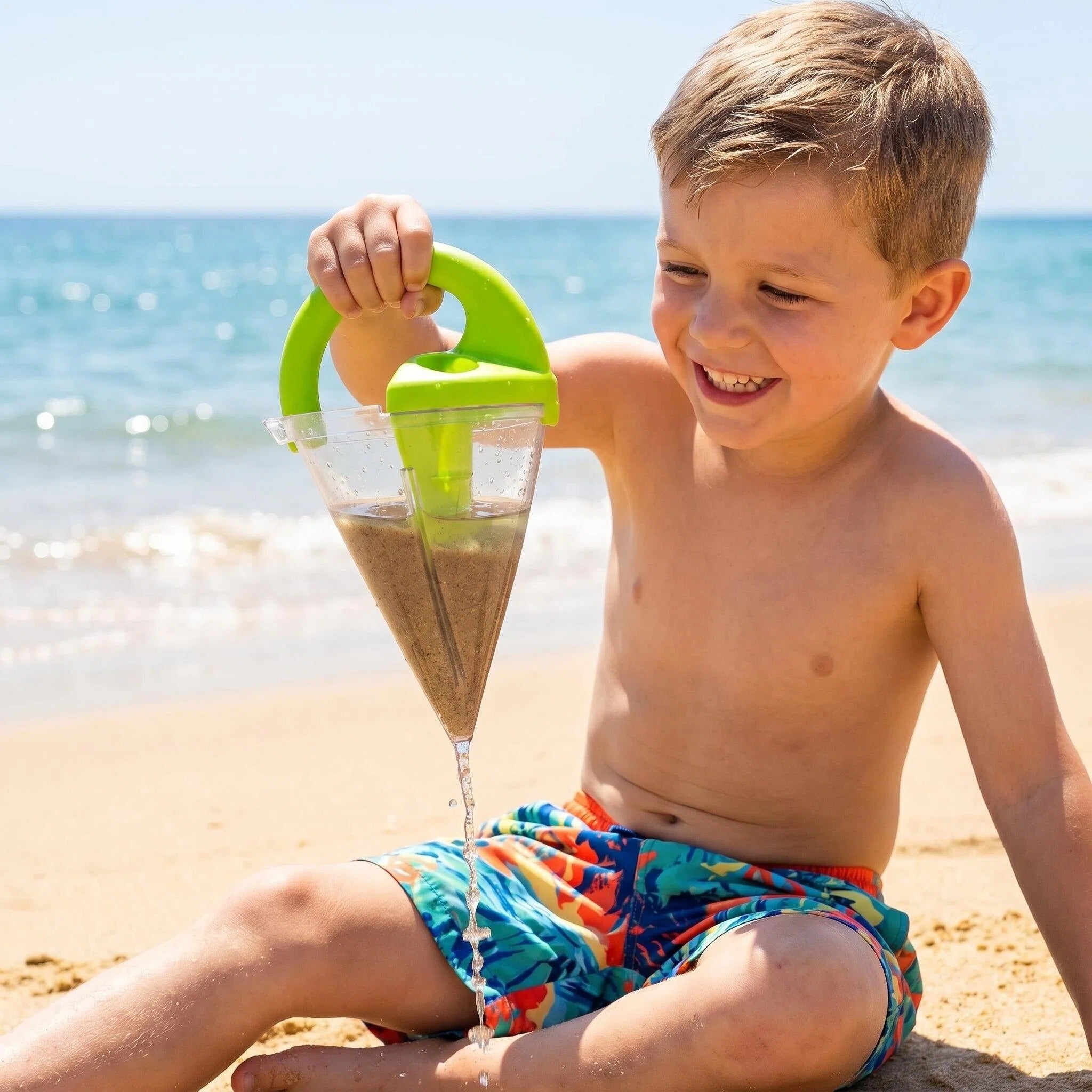 Seaside Sand Funnel Scoop Gift for Little Beach Lovers