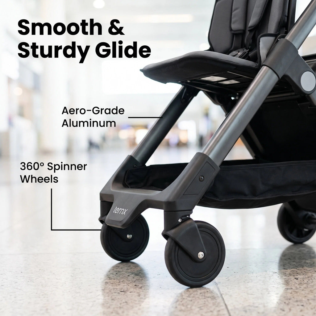 Fast Folding Lightweight Baby Stroller Easy Storage for Travel & Daily Walks