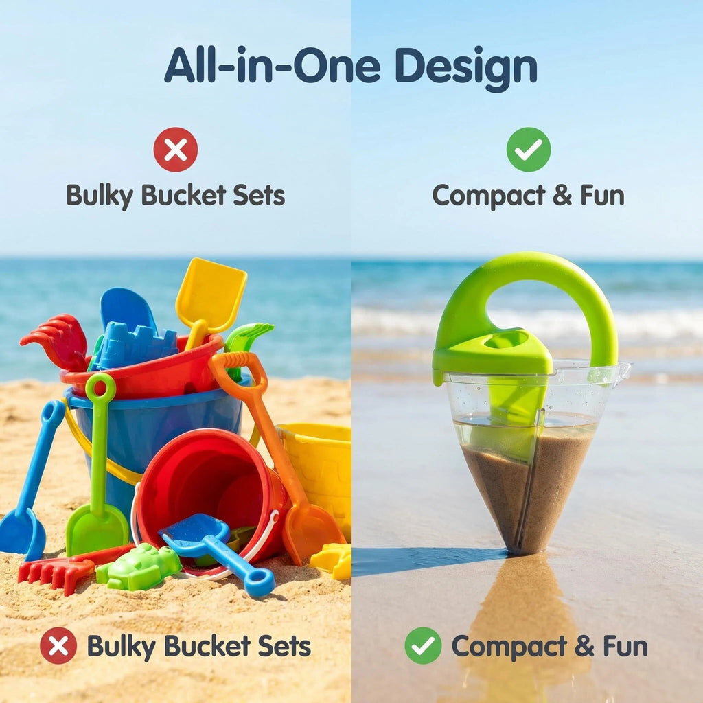 Seaside Sand Funnel Scoop Gift for Little Beach Lovers